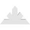 Ekena Millwork Saratoga Architectural Grade PVC Gable Bracket, 36"W x 22 1/2"H x 6"D x 6"F, 15/12 Pitch GBP036X23X0606SAR00 - alternate 5